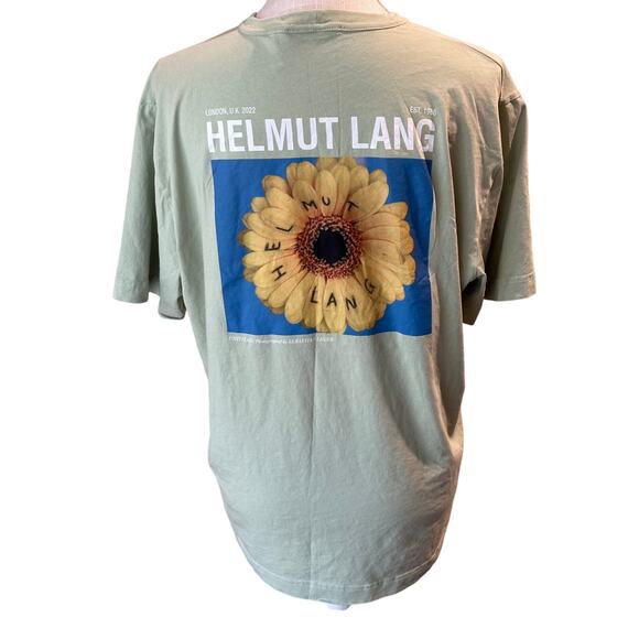 Helmut Lang Photo Logo T-Shirt Men's Size Medium - Picture 2 of 6